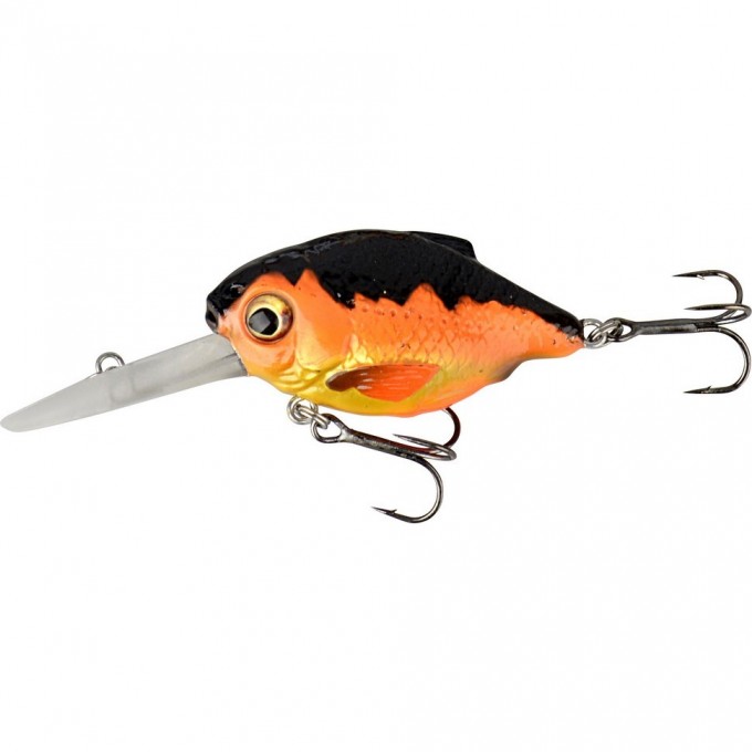 Воблер SAVAGE GEAR 3D Crucian Crank 64 6.4cm 22g SF DR Black Orange 53787 Воблер SAVAGE GEAR 3D Crucian Crank 64 6.4cm 22g SF DR Black Orange 53787