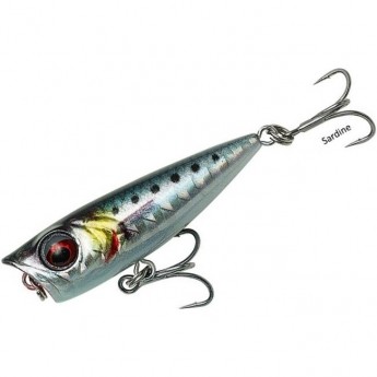 Воблер SAVAGE GEAR 3D Minnow Popper 4.3cm 4g F Sardine PHP Воблер SAVAGE GEAR 3D Minnow Popper 4.3cm 4g F Sardine PHP