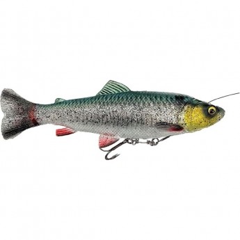 Воблер SAVAGE GEAR 4D Linethru Pulse Tail Trout 20см 102г Slow Sinking Green Silver Воблер SAVAGE GEAR 4D Linethru Pulse Tail Trout 20см 102г Slow Sinking Green Silver