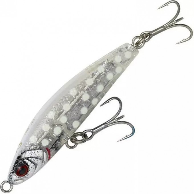 Воблер SAVAGE GEAR Gravity Pencil 45 S Crystal White Glow 73526 Воблер SAVAGE GEAR Gravity Pencil 45 S Crystal White Glow 73526
