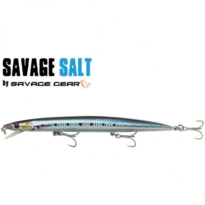 Воблер SAVAGE GEAR Sandeel Jerk minnow 14.5см 14г Slow Float Sardine PHP 63999 Воблер SAVAGE GEAR Sandeel Jerk minnow 14.5см 14г Slow Float Sardine PHP 63999