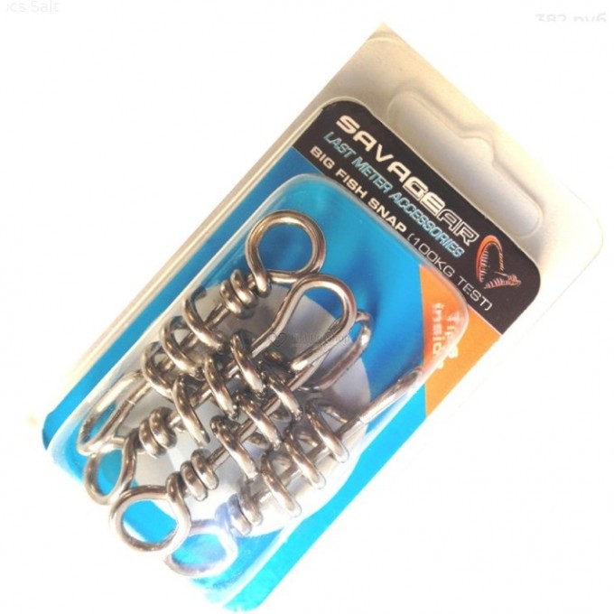 Застёжка SAVAGE GEAR Big Fish Safe 4pcs Salt 45132 Застёжка SAVAGE GEAR Big Fish Safe 4pcs Salt 45132