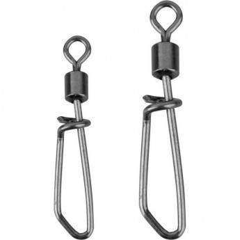 Застёжка SAVAGE GEAR Spin Swivel Snap S #8 22kg BLN 10pcs