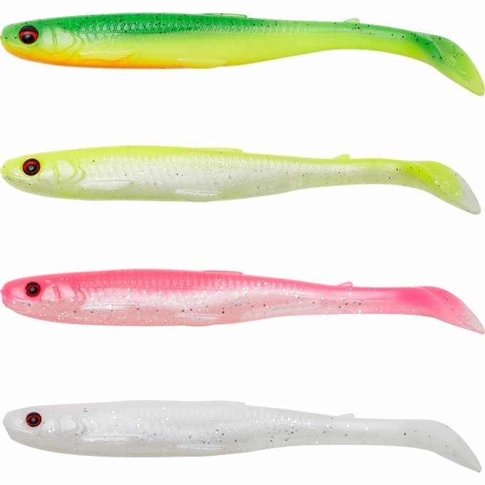Набор приманок SAVAGE GEAR Slender Scoop Shad 11cm 7g Green Yellow 45 pcs Bulk 74265 Набор приманок SAVAGE GEAR Slender Scoop Shad 11cm 7g Green Yellow 45 pcs Bulk 74265